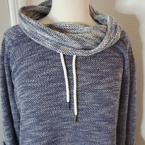 Kensie Performance Womens Roll-Tab Sleeve Cowl Neck Pullover Sweater Size XL - Picture 10 of 12